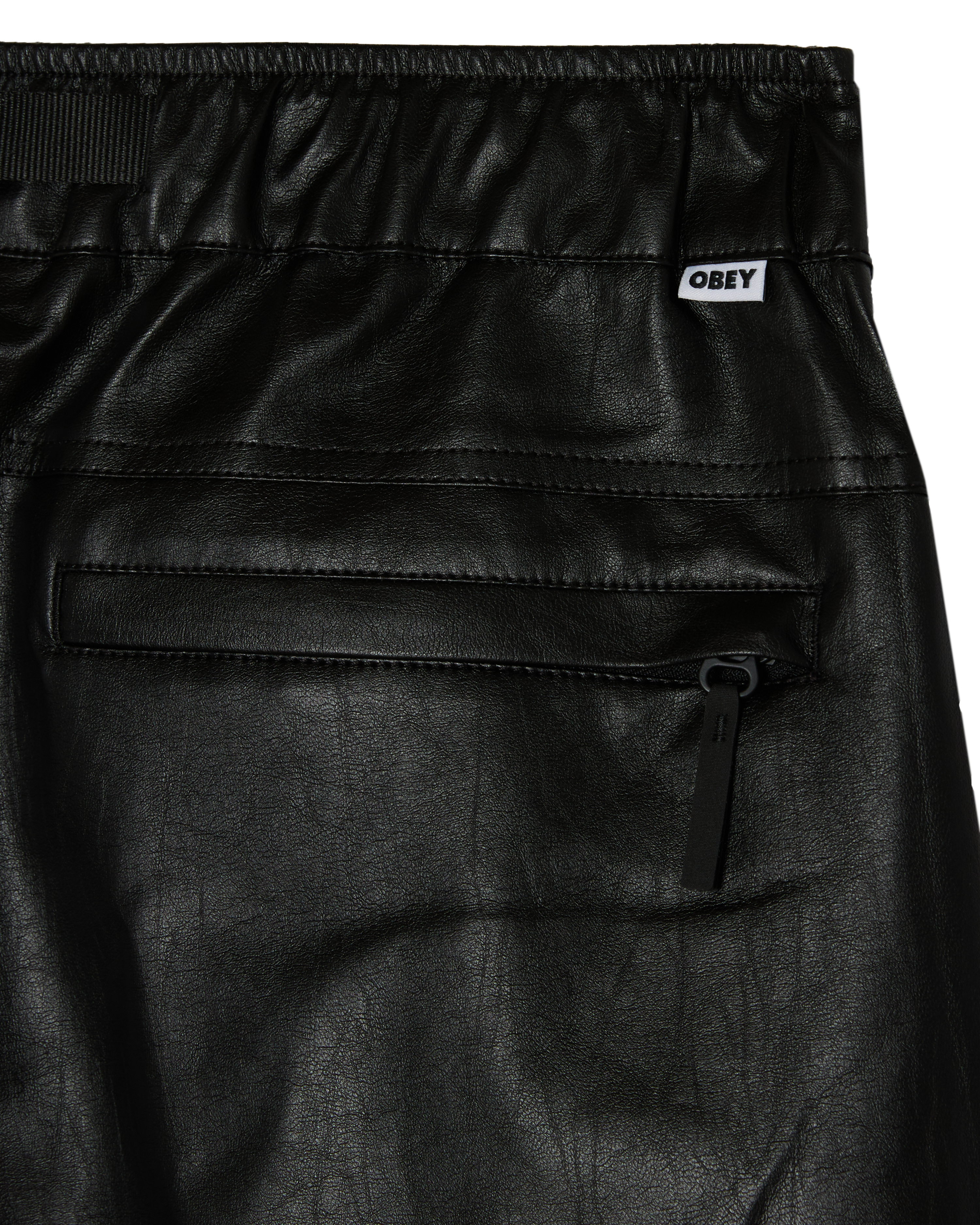 OBEY Obsidian PU Pant Black Herren Hose schwarz